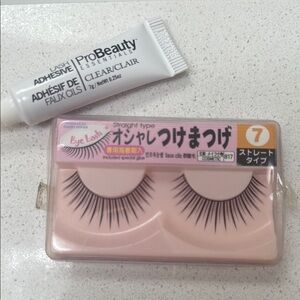 Lash Adhesive and False Eyelashes Set
